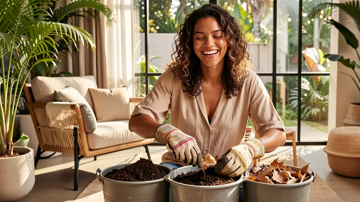 Como fazer compostagem em baldes e ter adubo em poucos meses