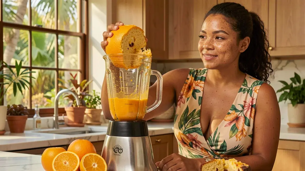 Receita Simples com Laranja: Bolo de Liquidificador que Não Sola Receita Simples com Laranja: Bolo de Liquidificador que Não Sola